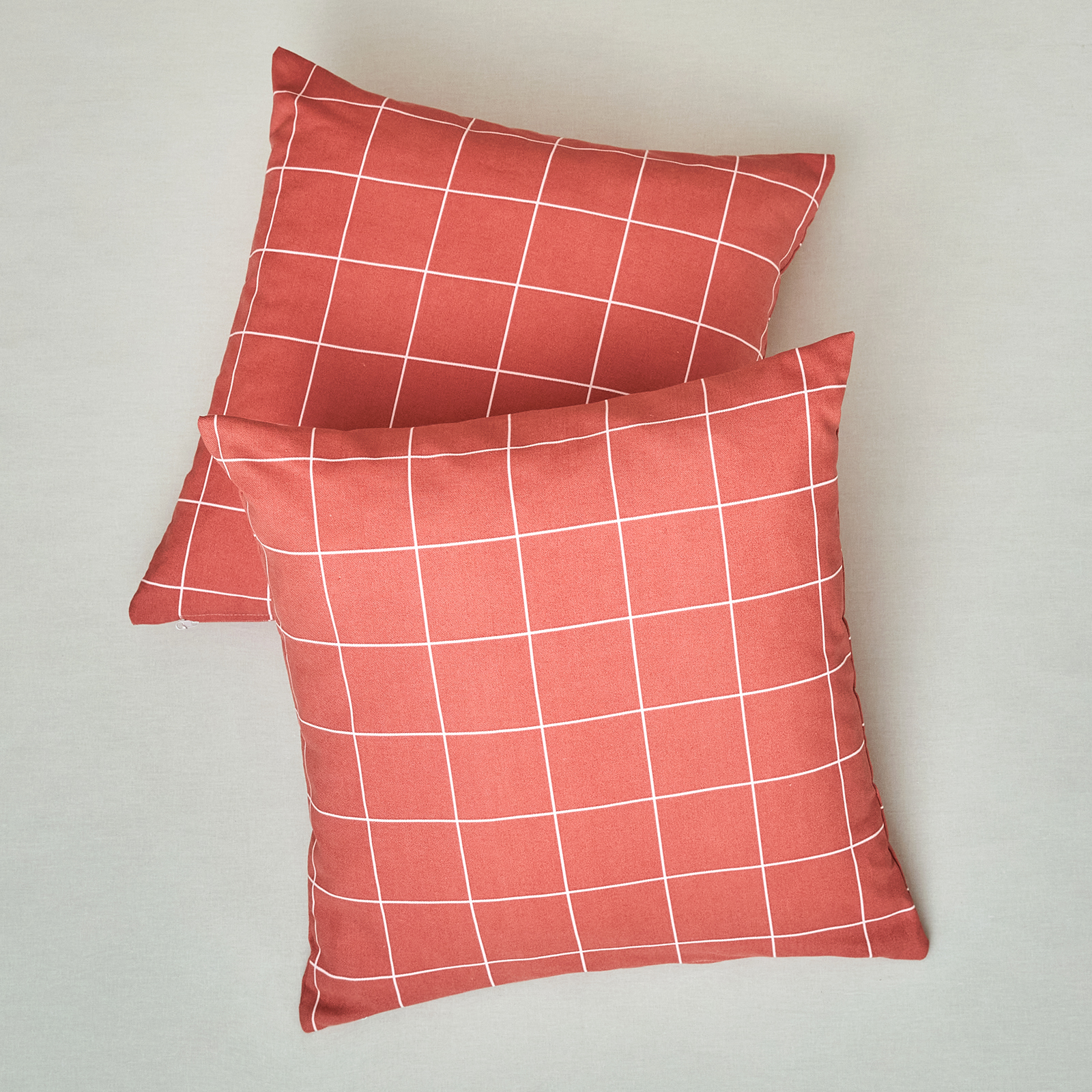 Подушка декоративная Quadretti CozyHome, цвет розовый, размер 45х45 - фото 3