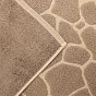 Коврик махровый Acate, коричневый - фото № 2
