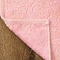 Полотенце махровое Rosina, розовое - фото № 8